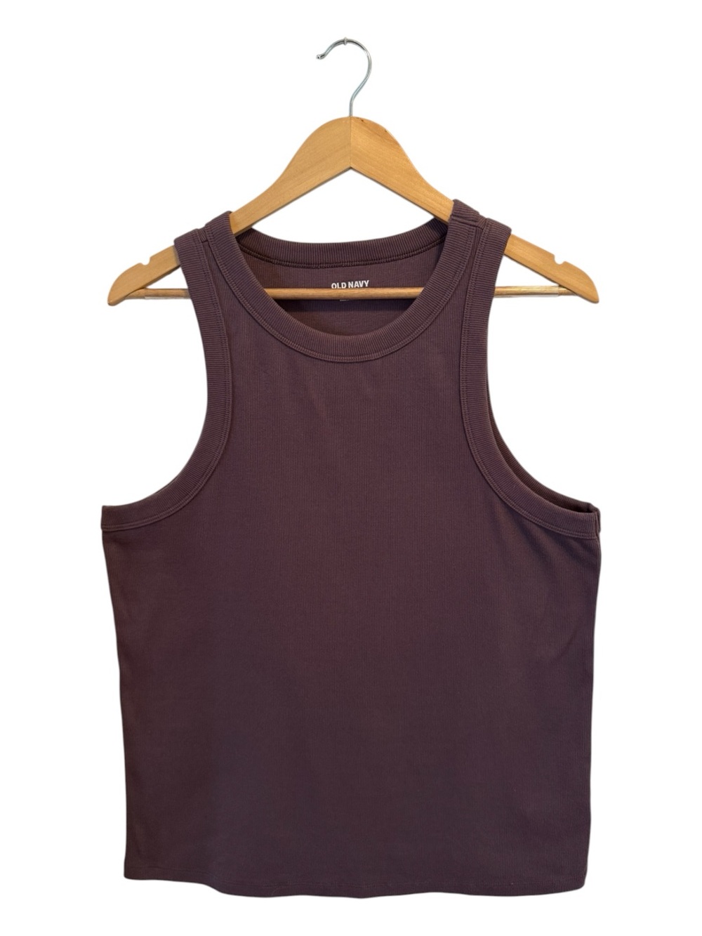 Old Navy Women's Dark Plum Ribbed Tank